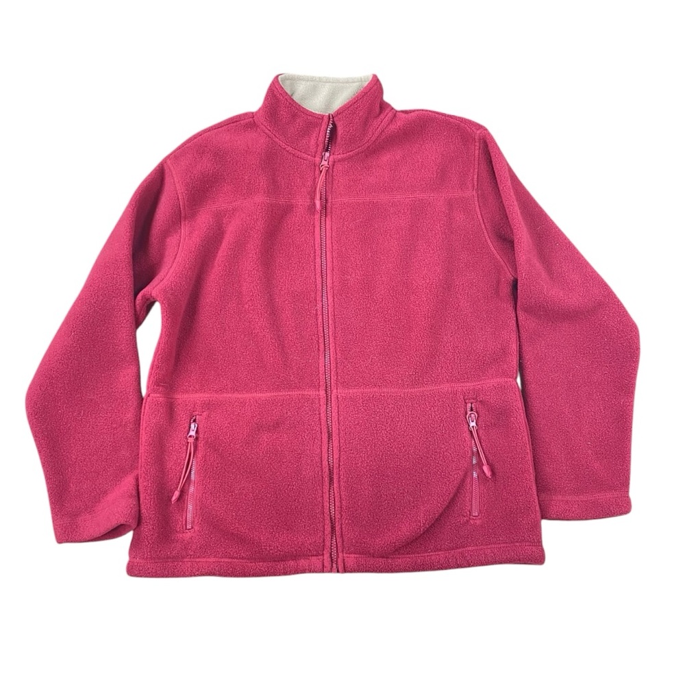 Woman’s Jenny Buchanan fleece zip up jacket size L